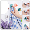 Globleland 16Pcs 4 Colors Plastic Kitchen Tea Towel Holders AJEW-GL0002-06-3