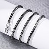 2.5MM 304 Stainless Steel Wheat Chain Necklaces NJEW-Q013-16B-5