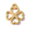 PVD Vacuum Plating 304 Stainless Steel Charms STAS-L081-014G-1