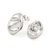 Non-Tarnish Oval 304 Stainless Steel Ear Studs EJEW-L290-016P-2