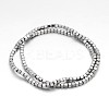 Cube Electroplate Non-magnetic Synthetic Hematite Beads Strands G-P110-03G-1