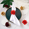 6Pcs 3 Style Alloy Rope Napkin Rings AJEW-EL0001-01-6