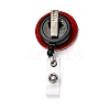 Halloween Eye Glitter Powder Felt & ABS Plastic Badge Reel AJEW-I053-18-2