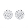 Non-Tarnish 201 Stainless Steel Pendants STAS-N098-238P-3