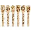 6Pcs Bamboo Spoons & Knifes & Forks AJEW-WH0411-0010-1