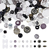 80G 2 Styles DIY Acrylic Beads & Pendants Mobile Phone Wrist Strap Making Finding Kit MACR-GO0001-07-1
