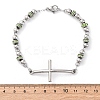 201 Stainless Steel Link Chain Bracelets BJEW-A032-01P-01-4
