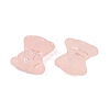Frosted Transparent Acrylic Beads OACR-P029-20B-02-3