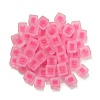Frosted Acrylic European Large Hole Beads OACR-G012-14F-3