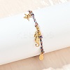 304 Stainless Steel Charms Bracelets BJEW-C114-13G-1