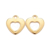201 Stainless Steel Charms LS-STAS-K217-50C-G-1