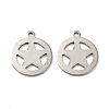 Non-Tarnish 201 Stainless Steel Charms STAS-Z049-02P-1