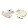 Alloy Enamel Pendants ENAM-A143-10KCG-04-2