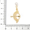 Natural Cultured Freshwater Pearl & Brass Pendants KK-U062-13G-3