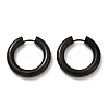 202 Stainless Steel Polishing Hoop Earrings EJEW-M106-02EB-06-4