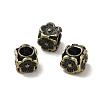 Tibetan Style Rack Plating Brass Beads KK-Q805-45AB-1