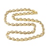 Brass Micro Pave Cubic Zirconia Geometric Tennis Necklaces NJEW-C121-02B-G-4