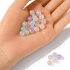Rainbow Iridescent Plating Acrylic Beads MACR-YW0002-19B-3