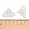 201 Stainless Steel Etched Metal Embellishments Pendants STAS-A113-01P-3