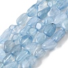 Natural Aquamarine Beads Strands LS-G-D0004-A02-04A-1