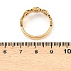 304 Stainless Steel Micro Pave Cubic Zirconia Finger Rings for Women RJEW-K315-03G-5