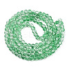Baking Paint Crackle Glass Bead Strands CCG-S001-8mm-19-3