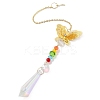 Hollow Alloy Hanging Ornaments HJEW-Q012-05D-3