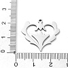 Non-Tarnish 304 Stainless Steel Pendants LS-STAS-D036-06P-3