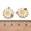 304 Stainless Steel Enamel Pendants SA-CBA7876-31G-03-3