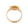 Adjustable 304 Stainless Steel Finger Rings Components STAS-F149-21G-D-3