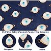 20Pcs 10 Colors Brass Enamel Pendants KK-NB0001-48G-4