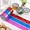 50M Laser Shining Bopp Plastic Scrapbook Decorative Adhesive Tapes AJEW-WH20002-57B-04-4