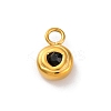 304 Stainless Steel Rhinestone Pendants STAS-M110-31G-2