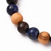 Stretch Bracelets Sets BJEW-JB05662-03-8
