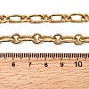 304 Stainless Steel Oval Link Chain Necklaces for Women Men NJEW-A054-01G-5