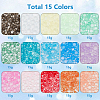 225G 15 Colors Frosted No Hole MRMJ-PH0001-79-4