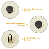 8Pcs 304 Stainless Steel Vortex Cuff Earrings EJEW-FI0003-29EB-5