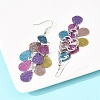 430 Stainless Steel Dangle Earrings EJEW-B157-01E-3