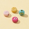 50G 2 Colors Opaque Mixed Color Acrylic Beads SACR-FS0001-10-6