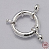 925 Sterling Silver Large Spring Rings Clasps STER-A007-13B-1