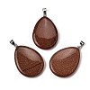 Synthetic Goldstone Pendants G-F820-14P-19-1