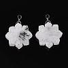 Natural Quartz Crystal Pendants G-T144-12A-1