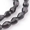 Glass Beads Strands GLAA-R024-6x4mm-13-3