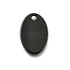 Ion Plating(IP) 304 Stainless Steel Stamping Blank Tag Pendants STAS-S028-02B-1