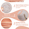 5 Rolls 4 Style Bare Copper Craft Wire CWIR-BC0001-43B-4