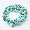 Synthetic Turquoise Beads Strands X-G-D283-3x5-10-3