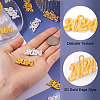60Pcs 2 Colors Alloy Pendants FIND-TA0004-34-4