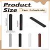 8Pcs 4 Colors Silicone Eyeglasses Ear Grip FIND-LP0009-86-2
