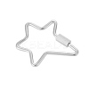 Stainless Steel Screw Clasps PW-WGDACCF-01-1