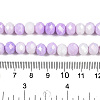 Anti-Tarnish Ombre Effect Dyed Glass Beads Strands LS-GLAA-C023-02-B07-4